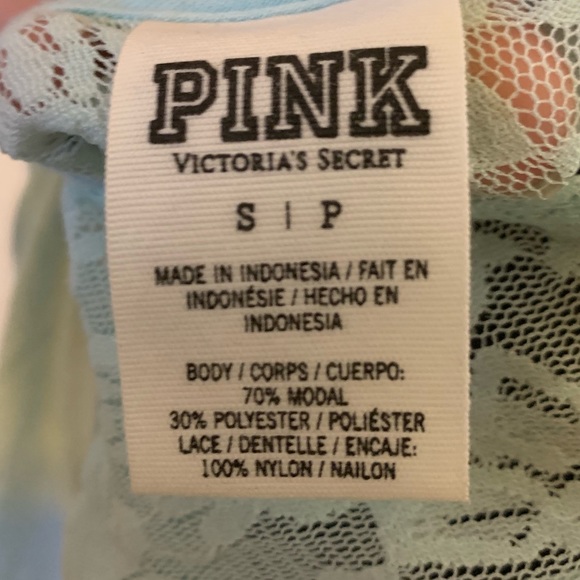 Victoria’s Secret Pink Tank Top Lace Trim - Picture 5 of 5